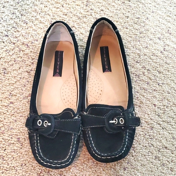 Steven By Madden Women's Black Loafers Sz9 - Picture 1 of 5